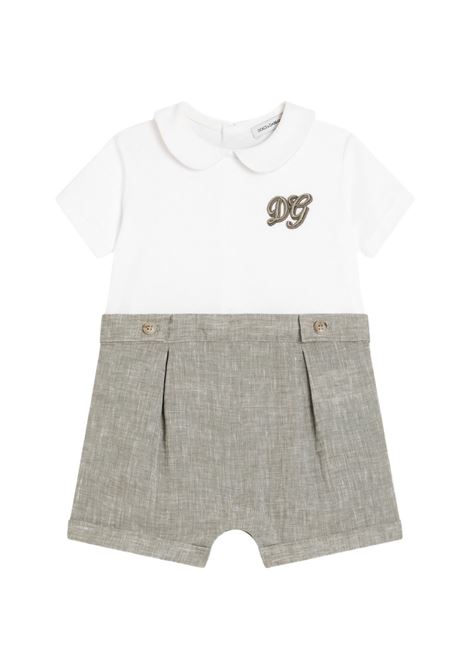 Tutina con logo DOLCE & GABBANA KIDS | L1JOBX G7P5RS9000